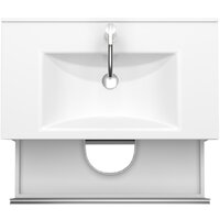 ЗОВ Тумба под умывальник Парма 80 P80LA0MWMC1A-LDSPA (аттик/аттик/белый матовый/алюминий) Image #3