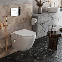 Roxen Antares Bidet в комплекте с инсталляцией StounFix Dual Fresh 6 в 1 942567 (кнопка: хром глянец) Image #10
