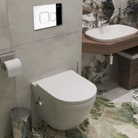 Roxen Antares Bidet в комплекте с инсталляцией StounFix Dual Fresh 6 в 1 942567 (кнопка: хром глянец) Image #9