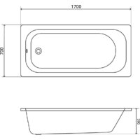Ванна Lauter Axel 170 21B1170 - Превью изображения №20 — Интернет-Магазин TECNO.BY