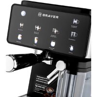Рожковая кофеварка Brayer BR1147 - Превью изображения №3 — Интернет-Магазин TECNO.BY