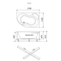Triton Мари 170х110 левая Image #4