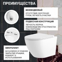 Saniteco KW-9003W Single Hole + Berges АТОМ 410 040333 (с кнопкой) Image #5
