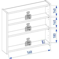 Lauter Шкаф с зеркалом Mia 60 (графит) Image #3