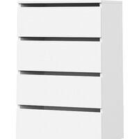 NN мебель Токио 4 ящика 00-00106109 (белый текстурный)