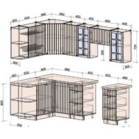 Интерлиния Берес 1.5x2.4 левая (дуб английский/бискайская сосна) Image #3