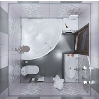 Triton Сабина 160x160 (с каркасом, экраном и сифоном) Image #6
