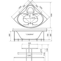 Triton Сабина 160x160 (с каркасом, экраном и сифоном) Image #7