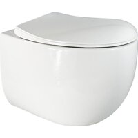 Унитаз подвесной Roxen Egg в комплекте с инсталляцией StounFix Dual Fresh 6 в 1 964215 (кнопка: оружейная сталь) - Превью изображения №6 — Интернет-Магазин TECNO.BY