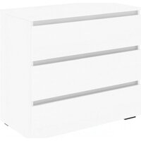 Кортекс-мебель Бари 80 3ш (белый/белый/белый)