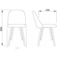 AksHome Honnor 70035 (светло-серый 1701-26/дуб) Image #2