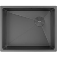 Кухонная мойка ZorG Zerox 54 U / IF Side SF Zurinox PVD Gunblack - Превью изображения №3 — Интернет-Магазин TECNO.BY