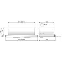 Кухонная вытяжка Elikor Интегра Glass 60П-400-В2Л (черный/черное стекло) (954865) - Превью изображения №6 — Интернет-Магазин TECNO.BY