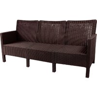 ВПМ Ротанг 3-х местный 6199036 (темно-коричневый)