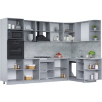 Интерлиния Мила Лайт 1.68x3.0 правая (дуб веллингтон/дуб веллингтон/травертин серый) Image #2