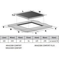 Варочная панель Meferi MIH453BK Comfort - Превью изображения №7 — Интернет-Магазин TECNO.BY