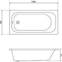 Ванна Lauter Axel 160 21B1160 - Превью изображения №20 — Интернет-Магазин TECNO.BY