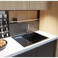 Кухонная мойка Mixline Pro 552929 (черный графит, с сифоном) - Превью изображения №4 — Интернет-Магазин TECNO.BY