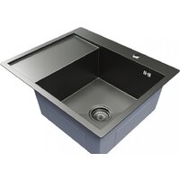 Кухонная мойка Mixline Pro 552929 (черный графит, с сифоном) - Превью изображения №2 — Интернет-Магазин TECNO.BY