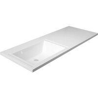  Symbolite Тумба с умывальником Даллас 110 Люкс Plus + Estetus Даллас 110x48 (подвесная, левый, белый) - Превью изображения №8 — Интернет-Магазин TECNO.BY