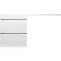  Symbolite Тумба с умывальником Даллас 110 Люкс Plus + Estetus Даллас 110x48 (подвесная, левый, белый) - Превью изображения №2 — Интернет-Магазин TECNO.BY
