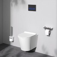 Унитаз подвесной AM.PM Sunny Flashclean C85C1701SC (с сиденьем) - Превью изображения №8 — Интернет-Магазин TECNO.BY
