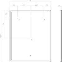 Vigo Зеркало Roberta Comfort 800 Image #10