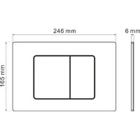 Унитаз подвесной Roxen Boro One Rimless 6 в 1 StounFix Dual Fresh 621774 (оружейная сталь/металл) - Превью изображения №24 — Интернет-Магазин TECNO.BY