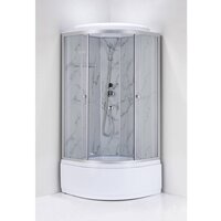 Водный мир ВМ201 90x90 (белый мрамор) Image #2