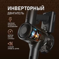 Пылесос Weissgauff V15 BLDC 250 Nero Turbo - Превью изображения №4 — Интернет-Магазин TECNO.BY