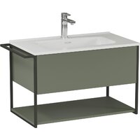 Lauter Тумба под умывальник Lea 80 (серо-зеленый п/мат) Image #4