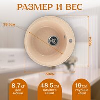 Saniteco Linea (бежевый) Image #5