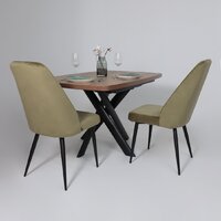 Мамадома Leonel-130 раздвижной 130-165х85 (дуб веллингтон/черный) Image #4