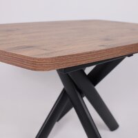 Мамадома Leonel-130 раздвижной 130-165х85 (дуб веллингтон/черный) Image #10