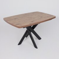 Мамадома Leonel-130 раздвижной 130-165х85 (дуб веллингтон/черный) Image #8