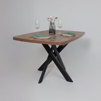 Мамадома Leonel-130 раздвижной 130-165х85 (дуб веллингтон/черный) Image #6