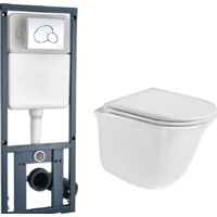 WeltWasser Telbach 004 GL-WT + Marberg 410 RD (белый глянец/хром)