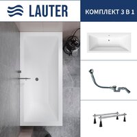 Lauter Oasis 170 21203070 (с ножками и сифоном 21Y32000 хром)