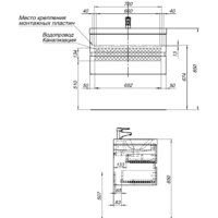 Aquanet Тумба с умывальником Беркли 80 259007 Image #25