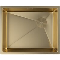 Кухонная мойка ZorG Zerox 54 U / IF Side SF PVD Gold - Превью изображения №3 — Интернет-Магазин TECNO.BY