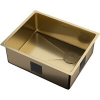 Кухонная мойка ZorG Zerox 54 U / IF Side SF PVD Gold - Превью изображения №2 — Интернет-Магазин TECNO.BY