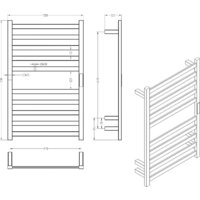 Полотенцесушитель Roxen Plaza 11040-5079C - Превью изображения №10 — Интернет-Магазин TECNO.BY