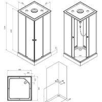 AM.PM X-Joy 90x90 W94C-403-090BT Image #15