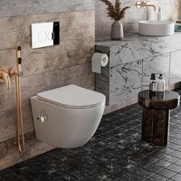 Roxen Antares Bidet в комплекте с инсталляцией StounFix Dual Fresh 6 в 1 926249 (кнопка: хром глянец) Image #9