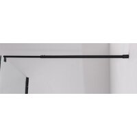 Saniteco Walk-In SN-W8TB80 (80x200, прозрачное стекло, черный профиль) Image #4