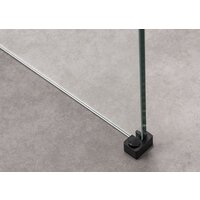 Saniteco Walk-In SN-W8TB80 (80x200, прозрачное стекло, черный профиль) Image #3