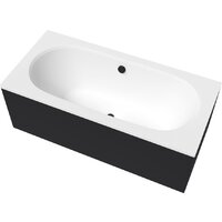 Lauter Ava 150 21208050 (с ножками, лицевым экраном черного цвета и сифоном 21Y32001 матовый черный) Image #22