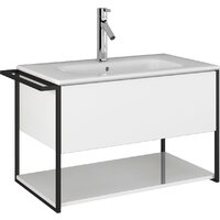 Lauter Тумба под умывальник Lea 80 (белый глянец) Image #6
