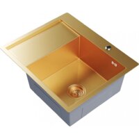 Кухонная мойка Mixline Pro 552927 (золото, с сифоном) - Превью изображения №2 — Интернет-Магазин TECNO.BY