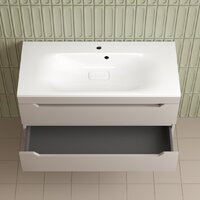  Symbolite Тумба под умывальник Остин 100 Plus 2 ящика (подвесная, крем) - Превью изображения №6 — Интернет-Магазин TECNO.BY